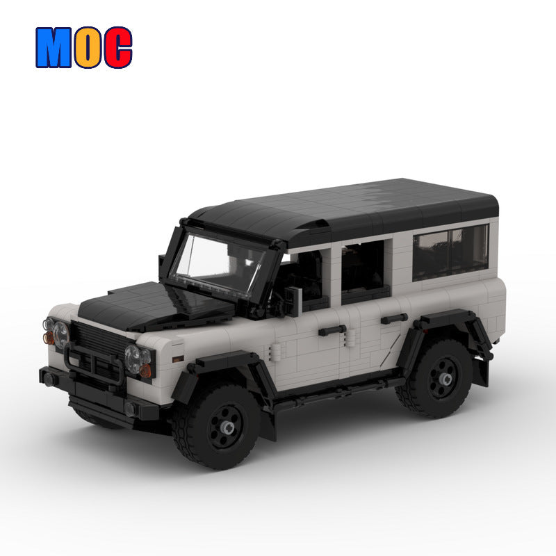 1443 pcs MOC 168166 Land Rover Defender White Joy Bricks