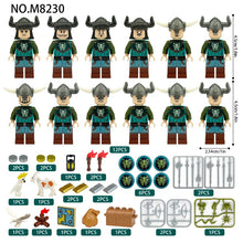 M8230 Sea Monster Warrior Minifigures