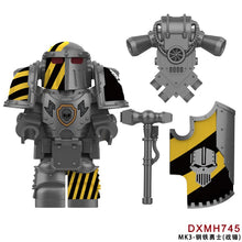 Dxmh745-747 Warhammer MK3 Iron Warrior Minifigures
