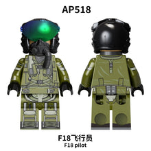 AP518-523 Military Special Forces Pilot Minifigures