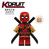 KT1077 Super heroes series Deadpool & Wolverine minifigures