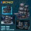 3863 pcs BK 33305 Black Pirate Ship