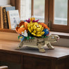 (Gobricks version) 518pcs MOC Turtle Flower Pot