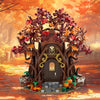 (Gobricks version) 421pcs MOC Woodland Elf House in Autumn