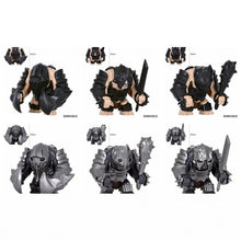 DXMH3022-3027 Castle Series: Armored Troll Minifigures