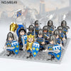 M8141 M8142 M8143 M8144 M8149 M8154 M8156 Medieval series of knights Minifigures