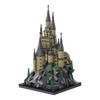 (Gobricks version) 596PCS MOC-135821 Microscale castle - 16x16 baseplate