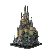 (Gobricks version) 596PCS MOC-135821 Microscale castle - 16x16 baseplate