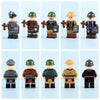 MTUV058-062 World War II Chaplain soldier Minifigures