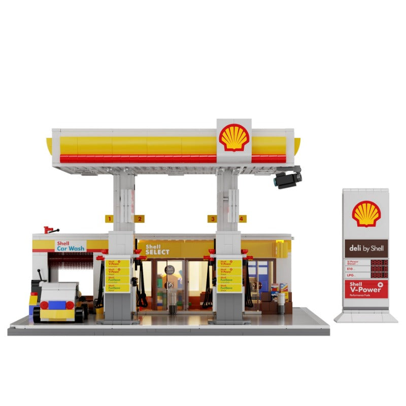 1309pcs CaDA C66026 Shell Retail Station – Joy Bricks
