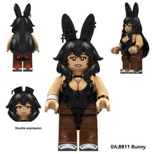 OA8811-8813 Fighting game Mai Shiranui Chun-Li Minifigures