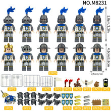M8231 White Horse Knights Legion Minifigures