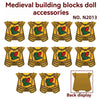N2012-2013 medieval castle knight armor Minifigure accessories