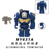 MY631A-635A MY631B-635B Warhammer 40,000 Terminator Minifigures
