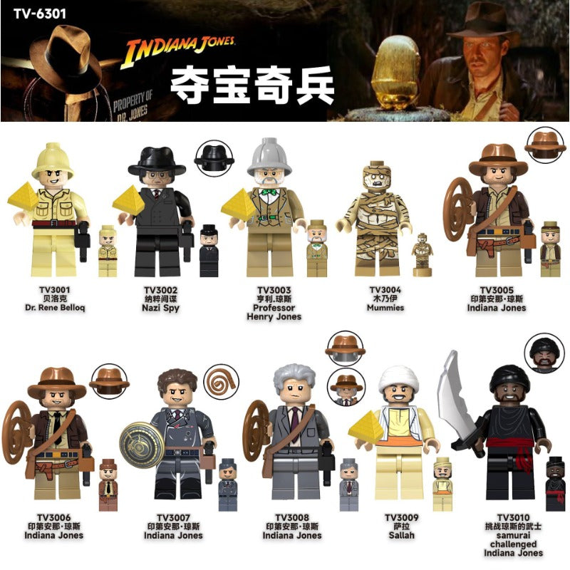 Lost Ark Indiana Jones Lego Minifigures List Custom Minifigure Indiana
