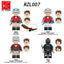 RZL007 R033-036 Peacekeeper Suicide Squad Superhero Vigilantes Minifigures