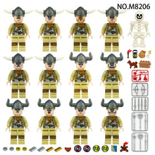 M8206 M8207 2 Viking Minifigures
