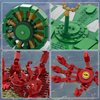 (Gobricks version) 679pcs MOC Zelda - Zonau Wind Wing