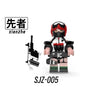 SJZ004-SJZ007 Delta Force Special Forces Minifigures