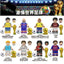 TV6502 Soccer Star Series Minifigures