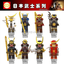 WM6096 Set sale Samurai Series Anime Figure minifigures