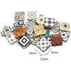 3068 Glossy Finish 2x2 Floor Tiles  Modern European Style Home Decor for Walls 10pcs