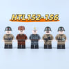 HTL152-156 World War II Soviet Winter Coat Soldiers Minifigures