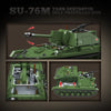 769pcs QUANGUAN 100296 SU-76M TANK DESTROYER SELF-PROPELLED GUN