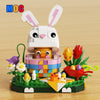 (Gobricks version) 400PCS+ MOC Bunny egg Easter