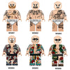 WS001-006 Classic presbyopia gangster tattoo Minifigures