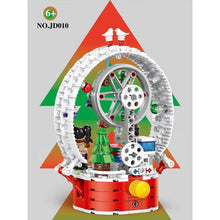 399PCS JD010  Christmas rotating ferris wheel