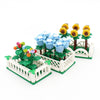 Flowering cactus, tulip, sunflower, cactus vine combination