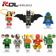 KDL853 Marvel heroes: Wonder Woman, The Flash, Batman, Iron Man Minifigures