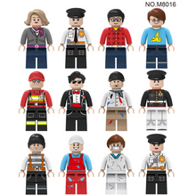 M8016 Police nurse painter cook stewardess minifigures
