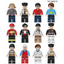 M8016 Police nurse painter cook stewardess minifigures