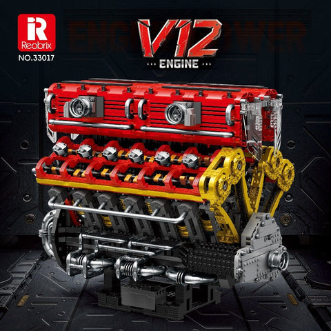 4719pcs Reobrix 33017 Engine V12