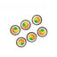 10pcs  98138 Tile Round 1 x 1 Printed Sushi Food Accessories