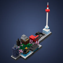 (Gobricks version) 492pcs MOC-202184 Kyoto Skyline