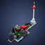 (Gobricks version) 492pcs MOC-202184 Kyoto Skyline