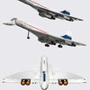 2083pcs 80318 Airbus Concorde plane