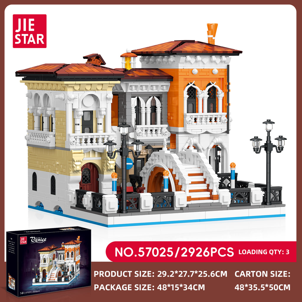 2926pcs JIESTAR JJ57025 Venice – Joy Bricks