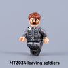 MTZ031-034 World War II Soldiers' Gendarme Minifigures