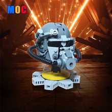 (Gobricks version)254PCS MOC-181288 T-60 Power Armor Helmet