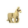 Ancient warhorses Light gray beige warhorse Minifigures
