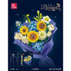 1124pcs JIESTAR JJ9196 Sunflower Bouquet
