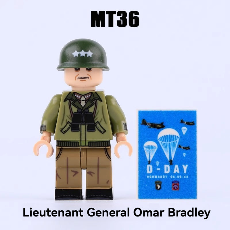 MT36-39 World War II military German, American, British and French
