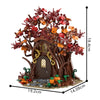 (Gobricks version) 421pcs MOC Woodland Elf House in Autumn