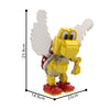 (Gobricks version) 634pcs MOC-160717 Red Koopa Paratroopa - Posable Display Figure 01 - Super Mario Bros