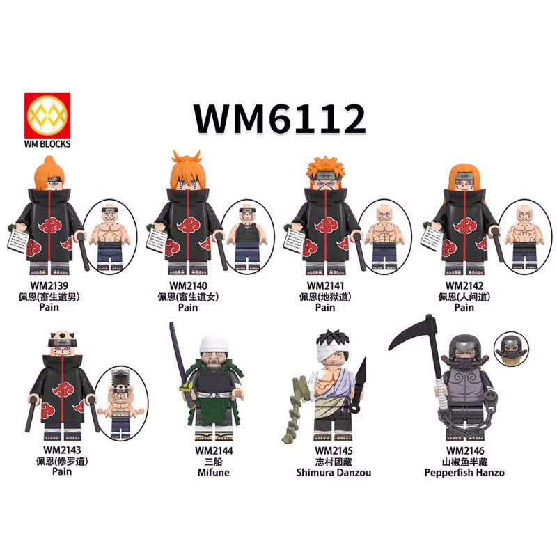 WM6112 Naruto series Minifigures – Joy Bricks