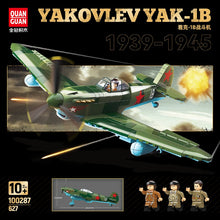 627 pcs QUANGUAN 100287 Yakovlev Yak-1B